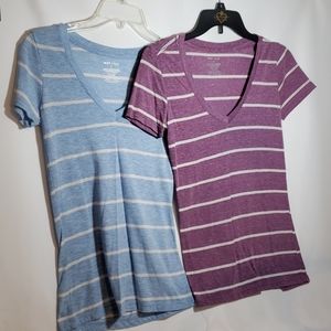 Lightly worn set of Wet Seal t-shirts